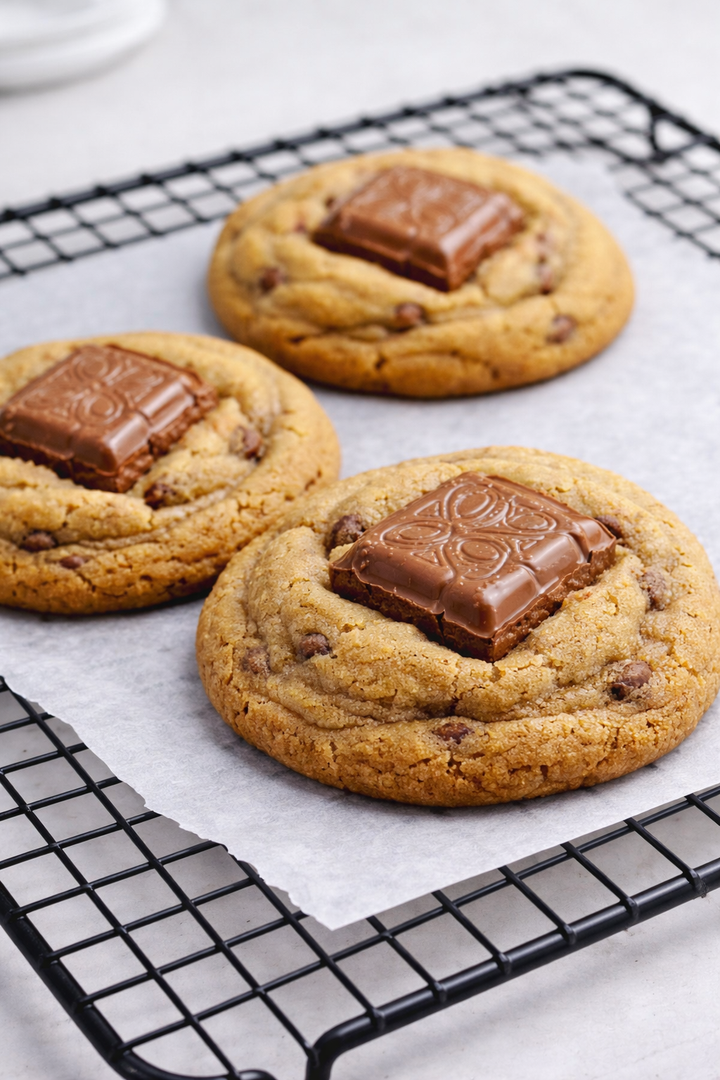 Fudgy Milk Chocolate Cookies