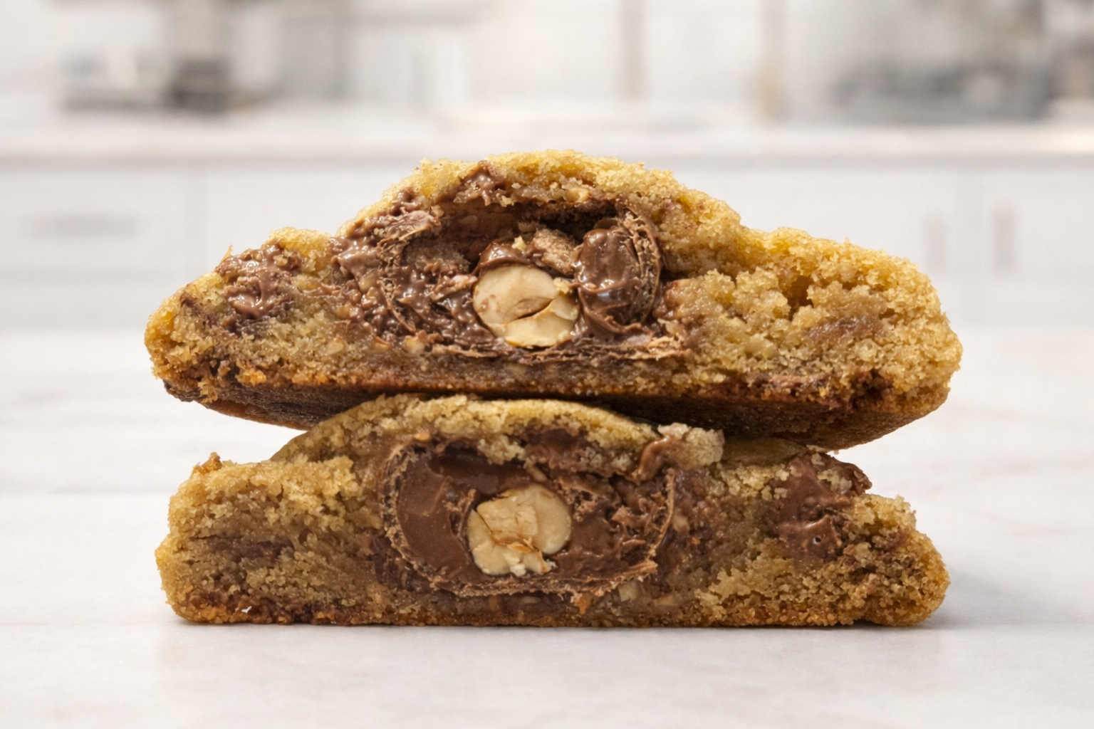 Fudgy Ferrero Cookies