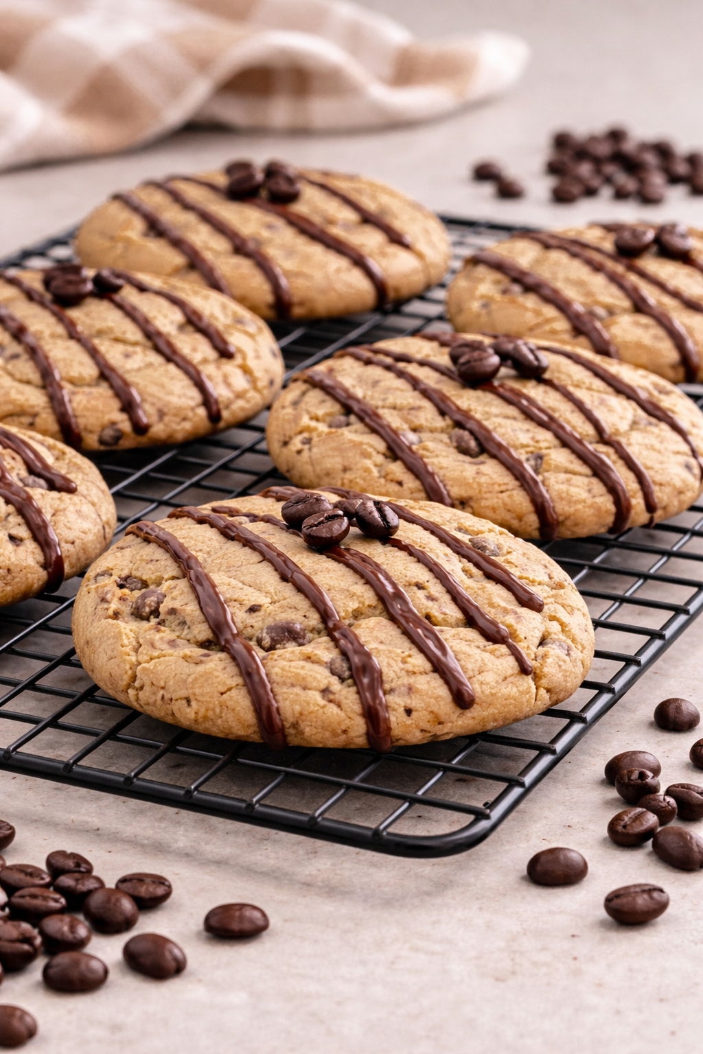 Fudgy Espresso Cookies